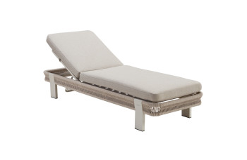 Sunlounger (with cushions) HIGOLD BORROMEO 205451 / TAUPE