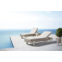 Sunlounger (with cushions) HIGOLD BORROMEO 205451 / TAUPE