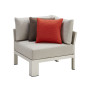 Corner set (with cushions) HIGOLD BORROMEO 205450 / TAUPE