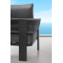 Lounge set (with cushions) HIGOLD BORROMEO 205420 / BLACK