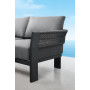 Lounge set (with cushions) HIGOLD BORROMEO 205420 / BLACK