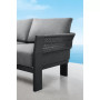 Fotel (z poduszkami) HIGOLD BORROMEO 205423 / 20542023 / BLACK