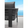 Sofa 3-osobowa (z poduszkami) HIGOLD BORROMEO 205443 / 20542243 / BLACK