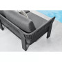 Sofa 3-osobowa (z poduszkami) HIGOLD BORROMEO 205443 / 20542243 / BLACK