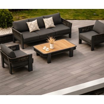 Stolik kawowy 120 (teak) HIGOLD BORROMEO 205483 / 20544083 / BLACK