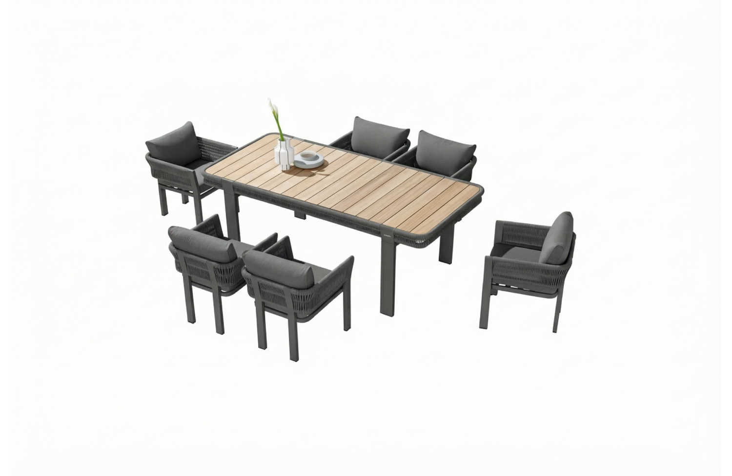 Krzesło z podłokietnikami (z poduszkami) HIGOLD BORROMEO 205413 / 20541013 / BLACK
