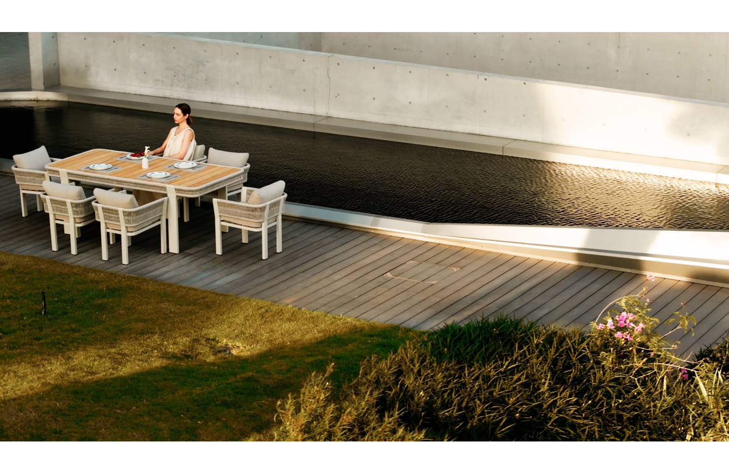 Stół do jadalni 210 (teak) HIGOLD BORROMEO 205471 / 20543071 / TAUPE