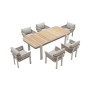 Stół do jadalni 210 (teak) HIGOLD BORROMEO 205471 / 20543071 / TAUPE