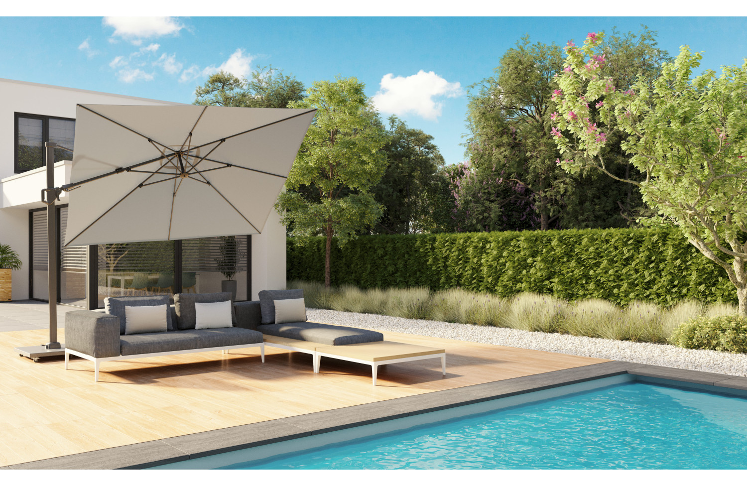 Парасоля 2.7*2.7 PLATINUM VOYAGER T2 7147E / TAUPE