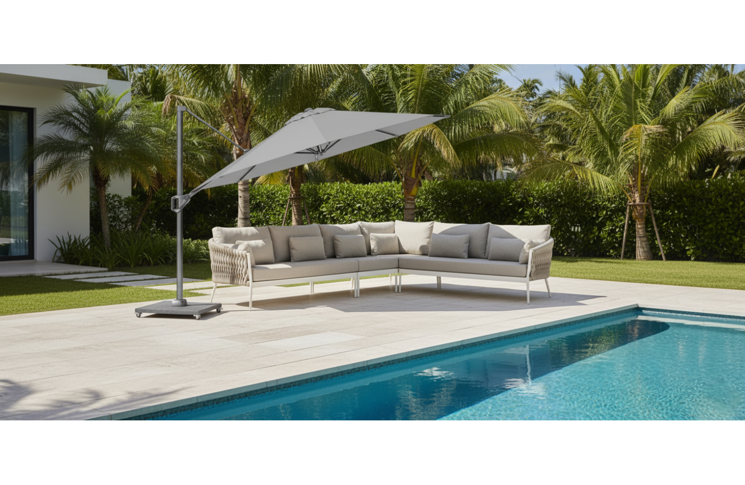 Парасоля d. 300 PLATINUM VOYAGER T17148E / TAUPE