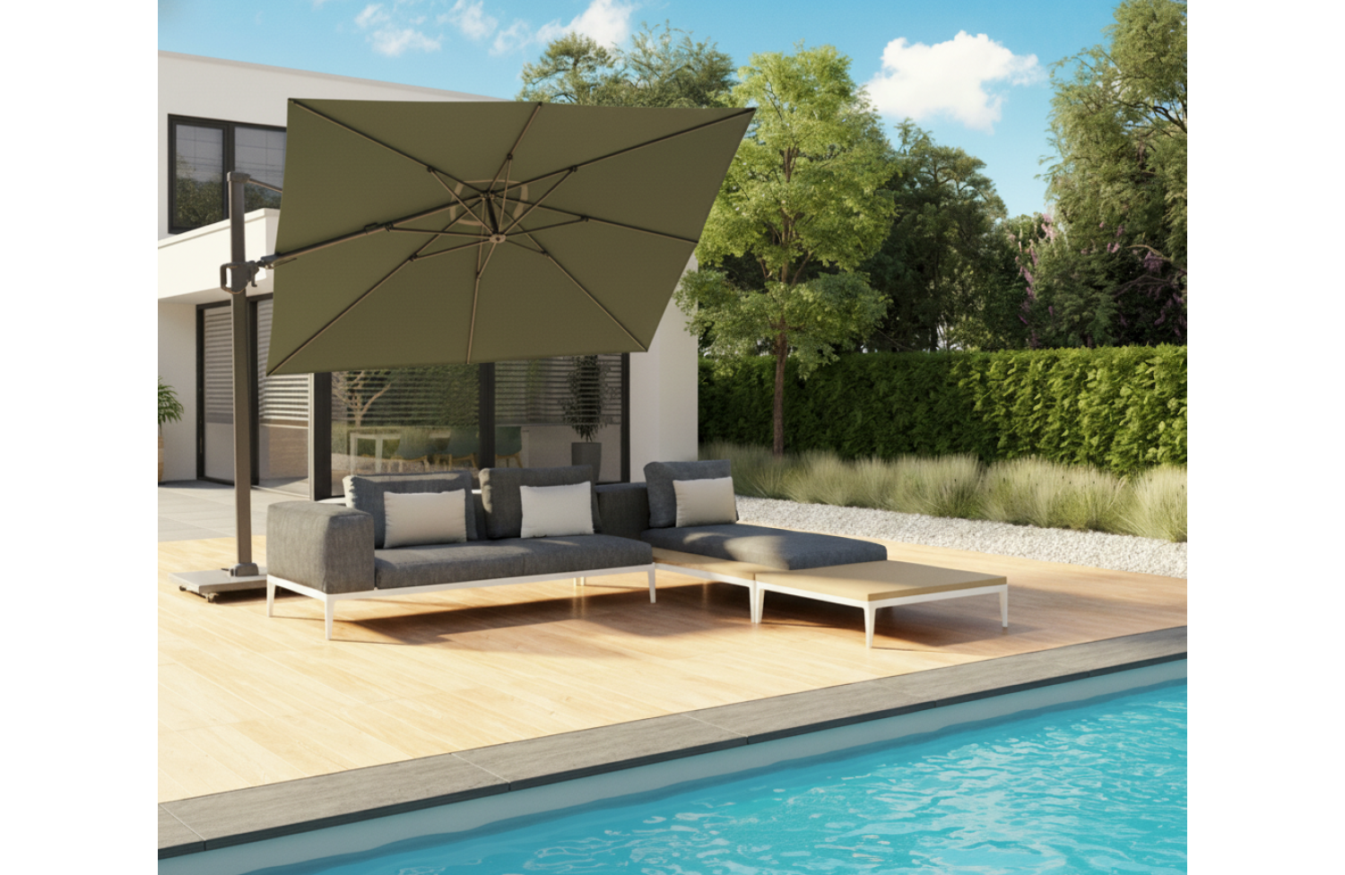 Парасоля 3,0*3,0 PLATINUM CHALLENGER T2 PREMIUM 7139T/ OLIVE