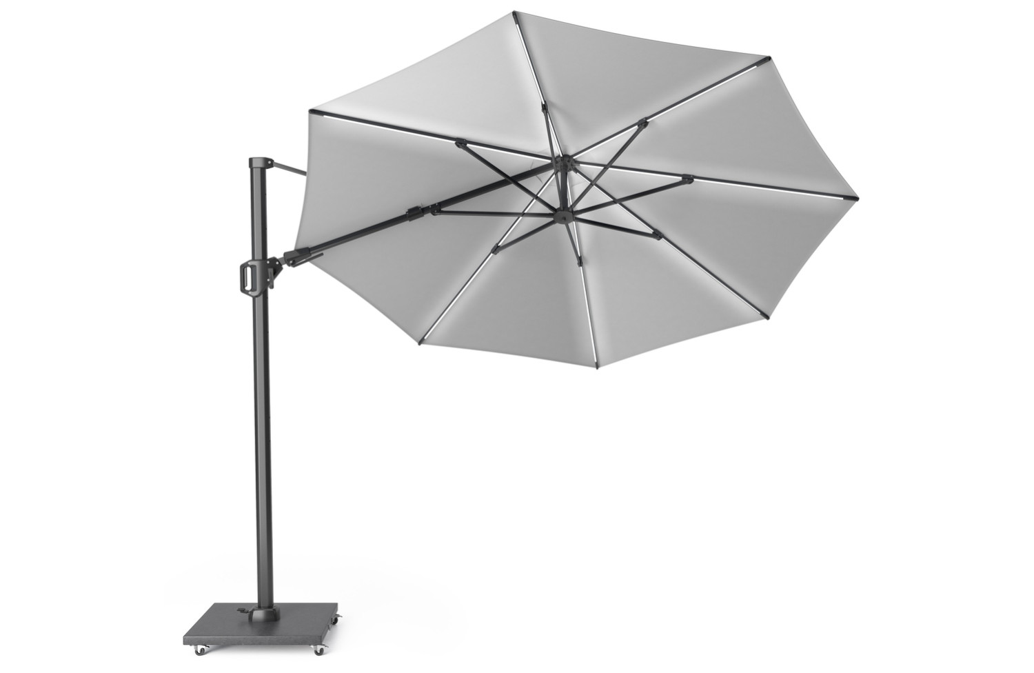 Парасоля d.350 PLATINUM CHALLENGER T2 GLOW 7126C / LIGHT GREY