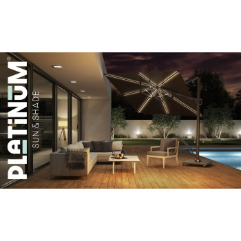 Парасоля d.350 PLATINUM CHALLENGER T2 GLOW 7126E / TAUPE