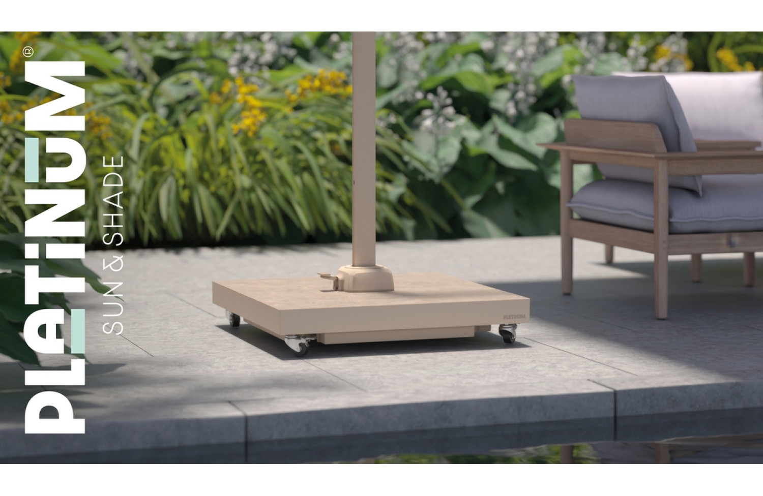 База до прасолі на коліщатках. 90 кг PLATINUM CERAMICA 6105