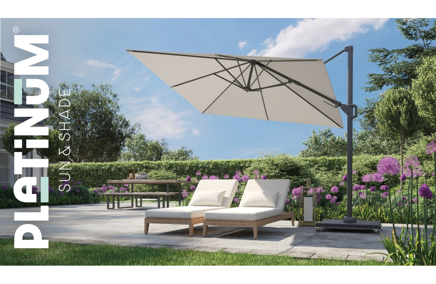 Додаткова вага 30 кг для бази парасольки (граніт) PLATINUM ANCONA 6072