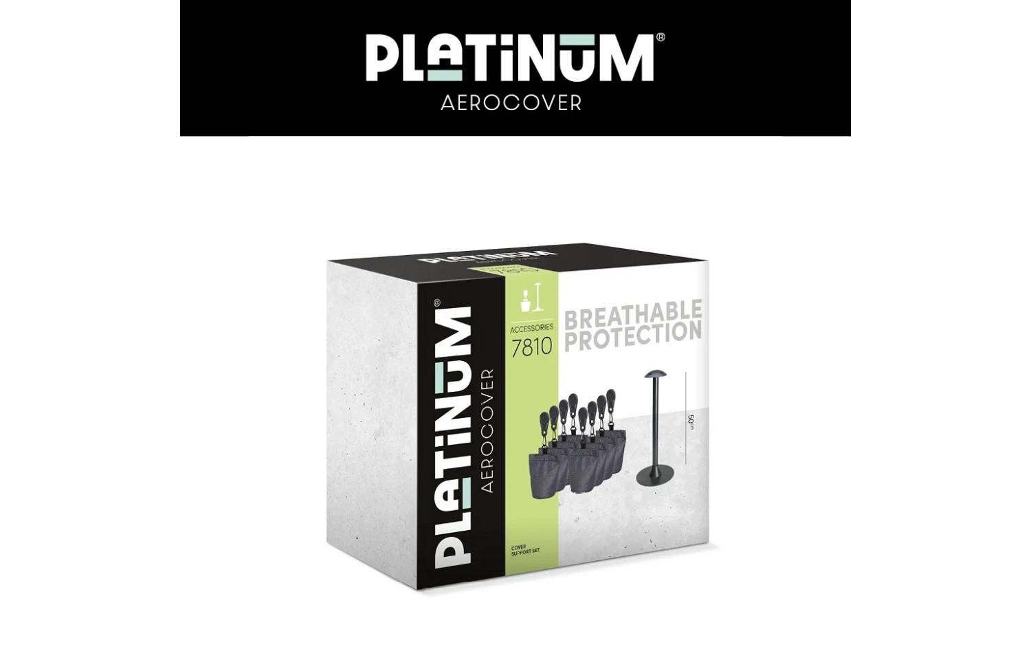 Підтримуюча опора під чохол 50*25 PLATINUM AEROCOVERS 7810