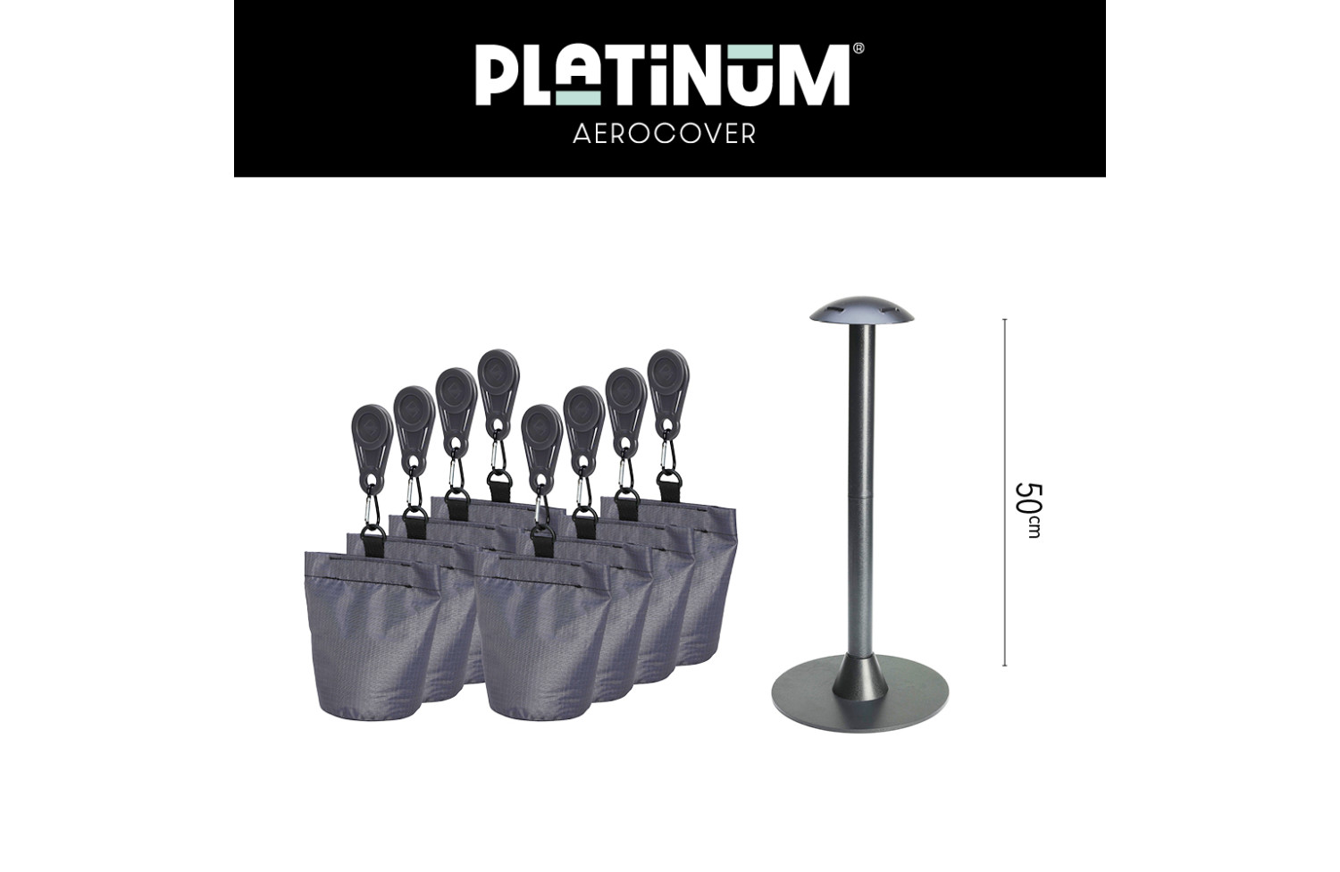 Підтримуюча опора під чохол 50*25 PLATINUM AEROCOVERS 7810