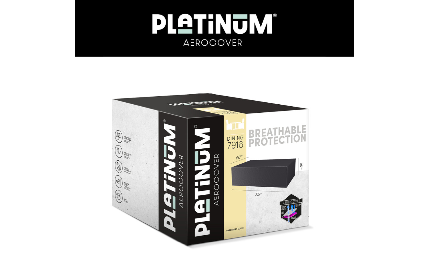 Чохол на комплект меблів (305*190*h85) PLATINUM AEROCOVERS 7918