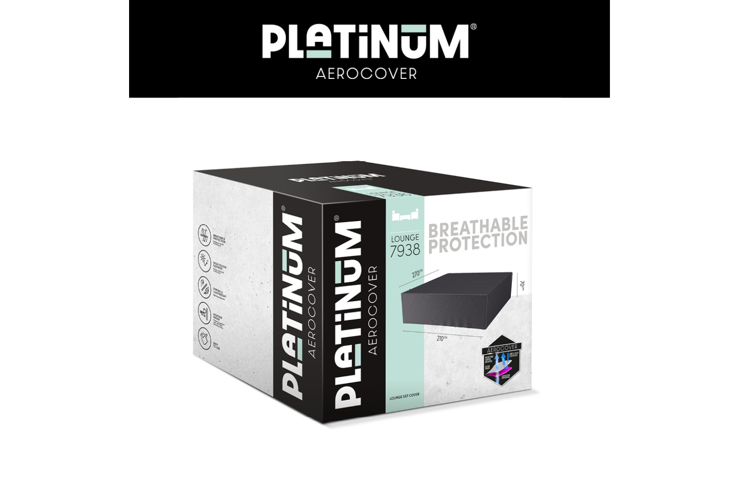 Чохол на комплект меблів (270*210*h70) PLATINUM AEROCOVERS 7938