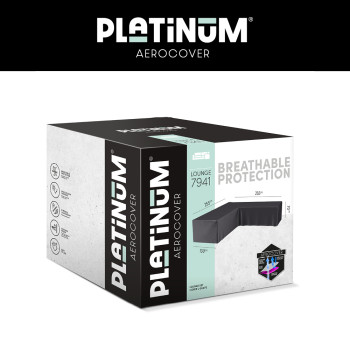 Чохол на кутовий комплект меблів (255*255*100*h70) PLATINUM AEROCOVERS 7941