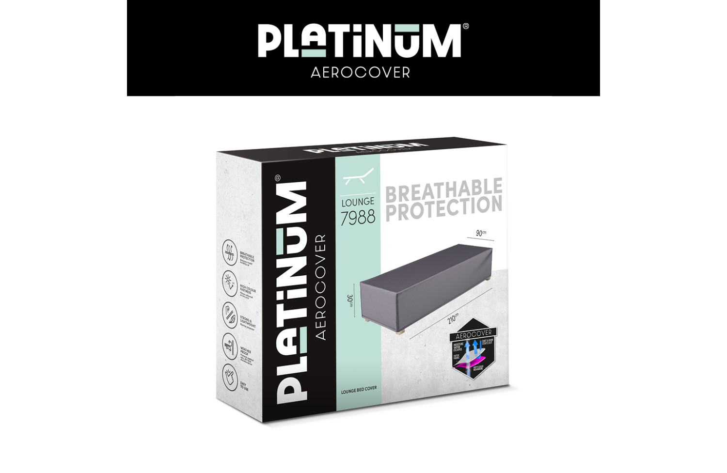 Чохол на шезлонг (210*90*h30) PLATINUM AEROCOVERS 7988