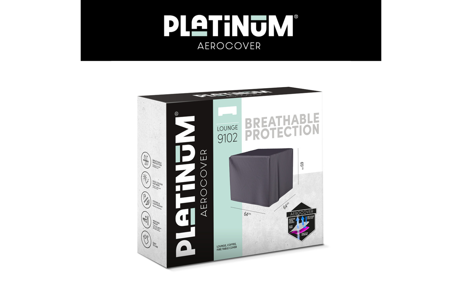 Чохол на кавовий столик (64*64*h65) PLATINUM AEROCOVERS 9102