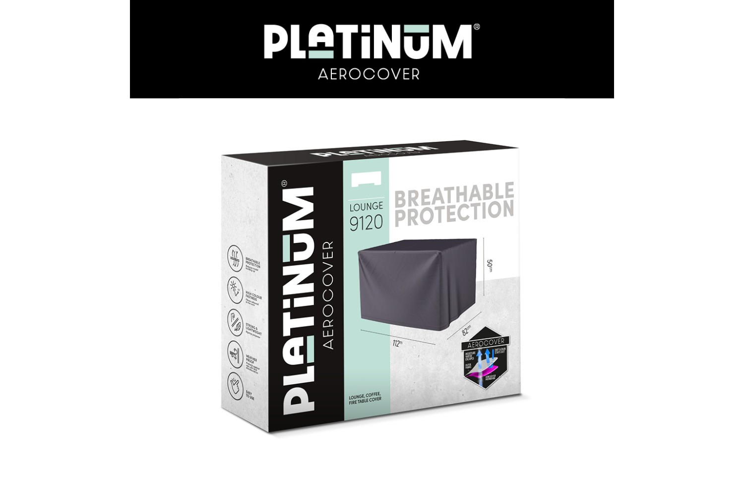 Чохол на кавовий столик (112*82*h50) PLATINUM / AEROCOVERS 9120