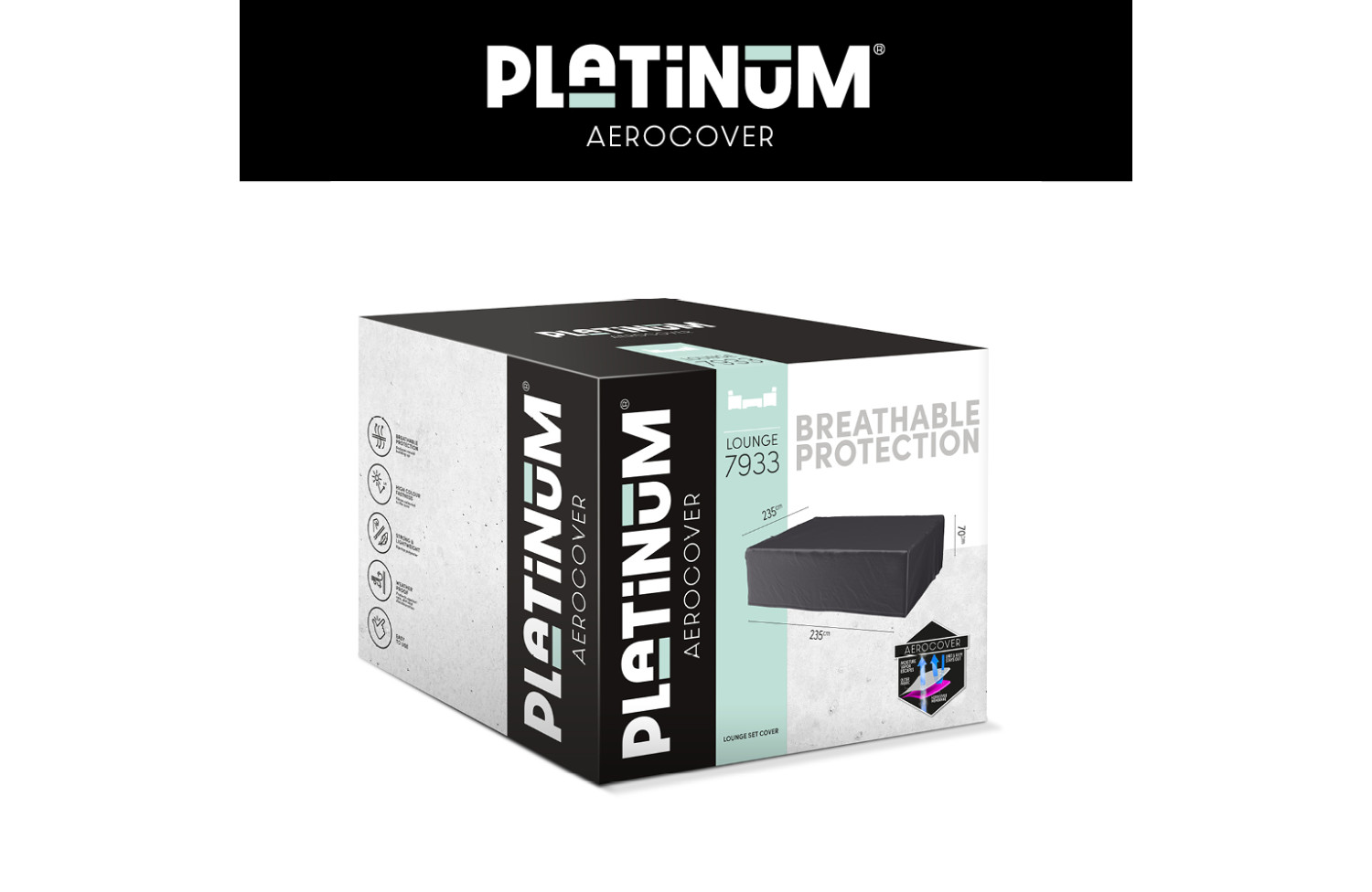 Чохол на комплект меблів (235*235*h70) PLATINUM AEROCOVERS 7933