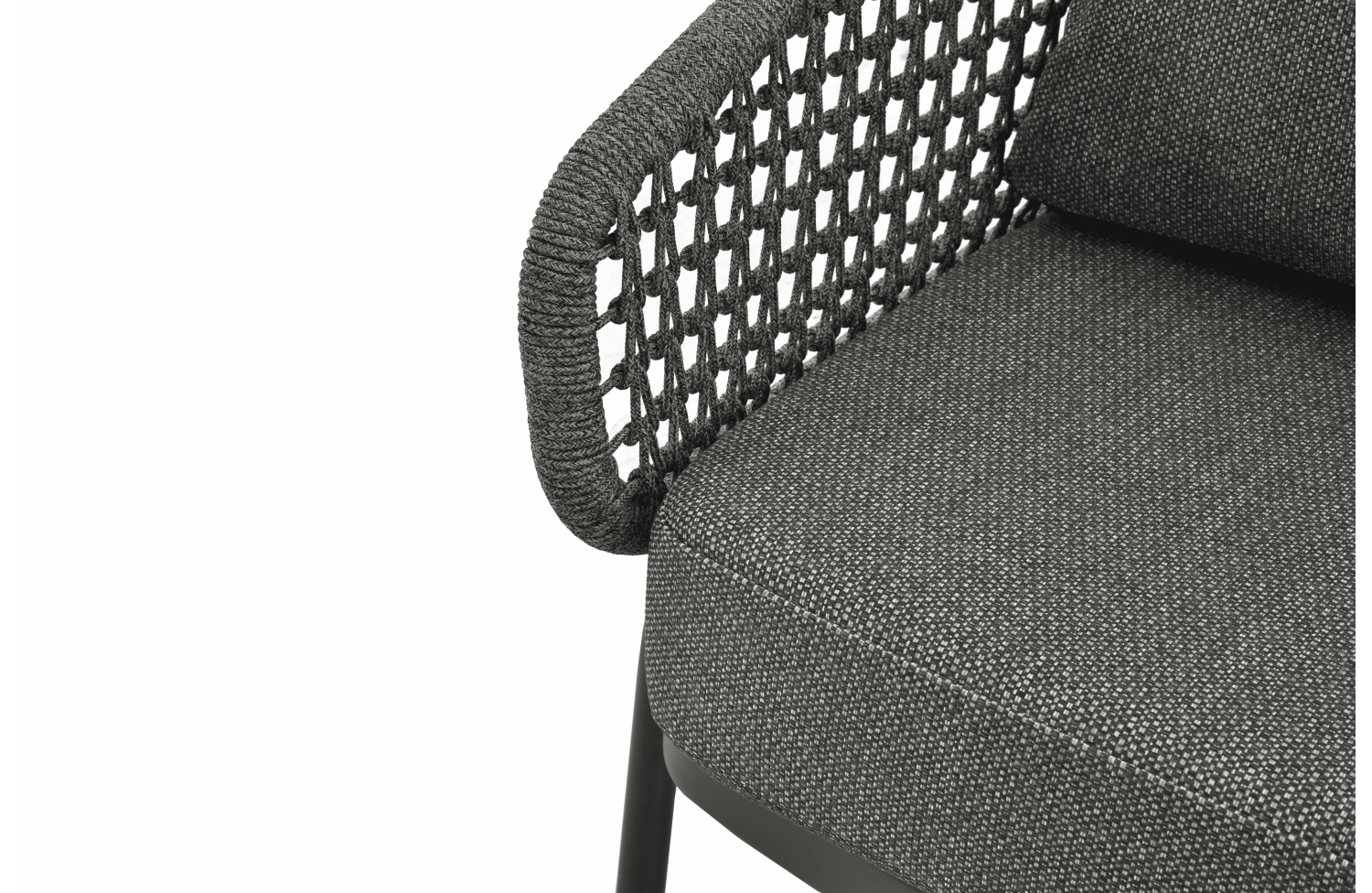 Krzesło do stołu jadalnego (z poduszkami) SKANDI SK 29G / ANTHRACITE