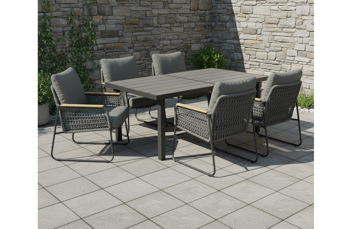 Fotel (z poduszkami) SKANDI SK 70G / ANTHRACITE