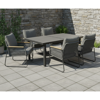 Fotel (z poduszkami) SKANDI SK 70G / ANTHRACITE