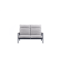 2-seater sofa with folding back (with cushions) SKANDI ROPE SK 06GR / ANTHRACITE + ROPE