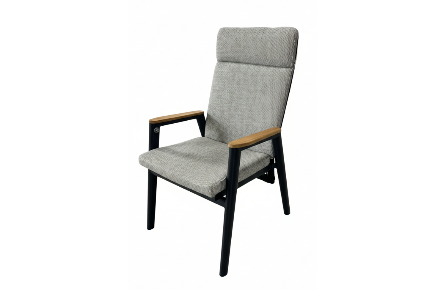 Dining armchair with folding back (with cushions) SKANDI ROPE SK 15GR / ANTHRACITE + ROPE