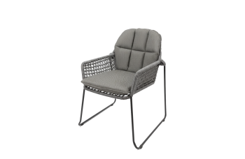 Dining armchair (with cushions) SKANDI SK 30G / ANTHRACITE