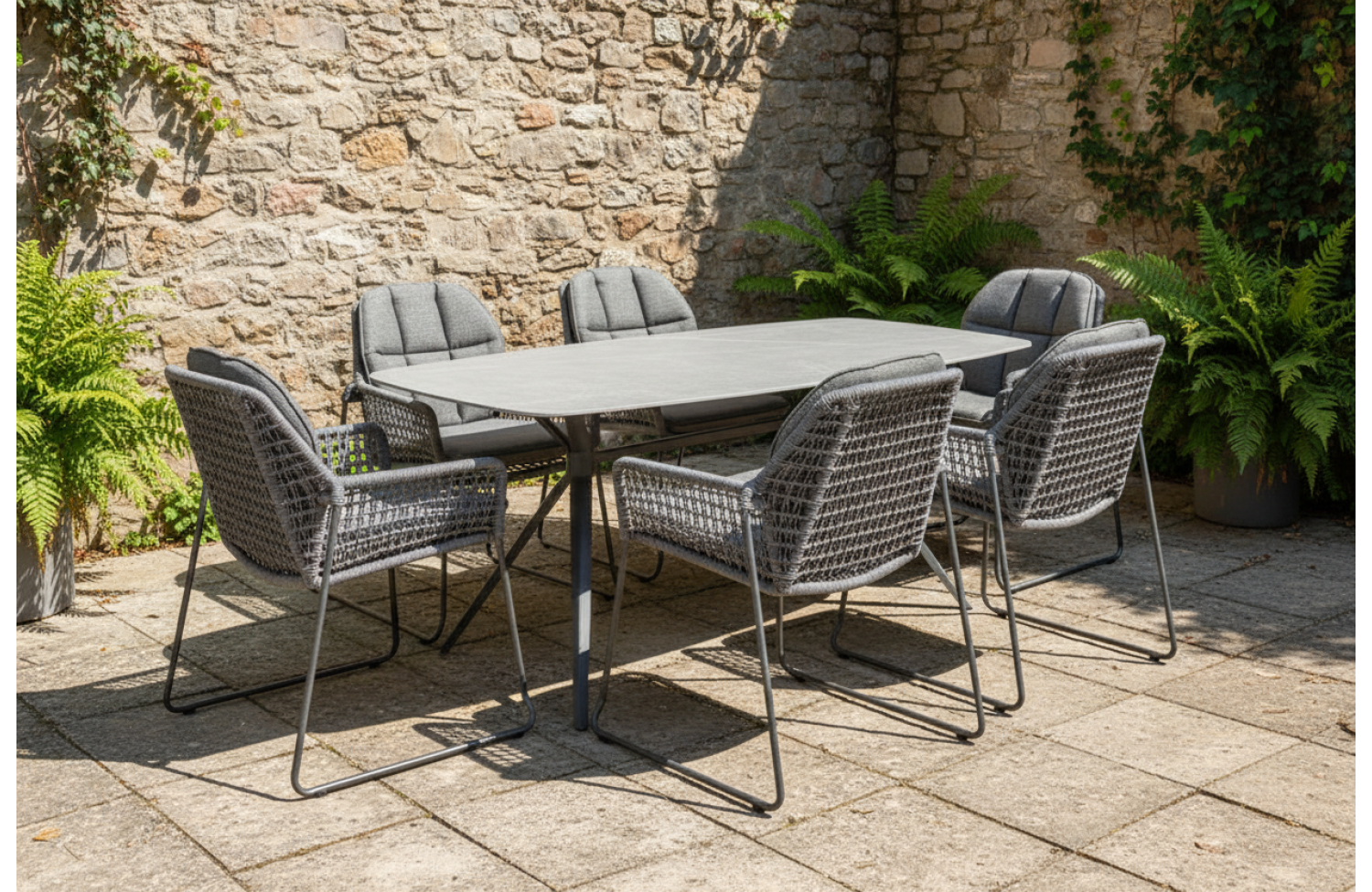 Dining armchair (with cushions) SKANDI SK 30G / ANTHRACITE