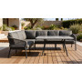 Dining corner set LEFT (with cushions) SKANDI SK 38G(L) / ANTHRACITE