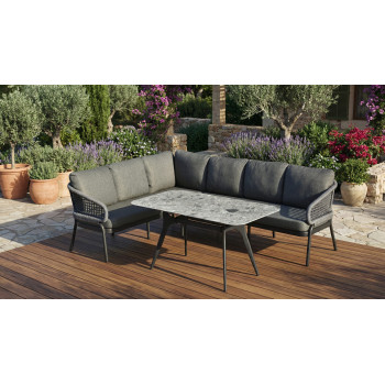 Dining table 150 SKANDI SK 40G / ANTRACYT