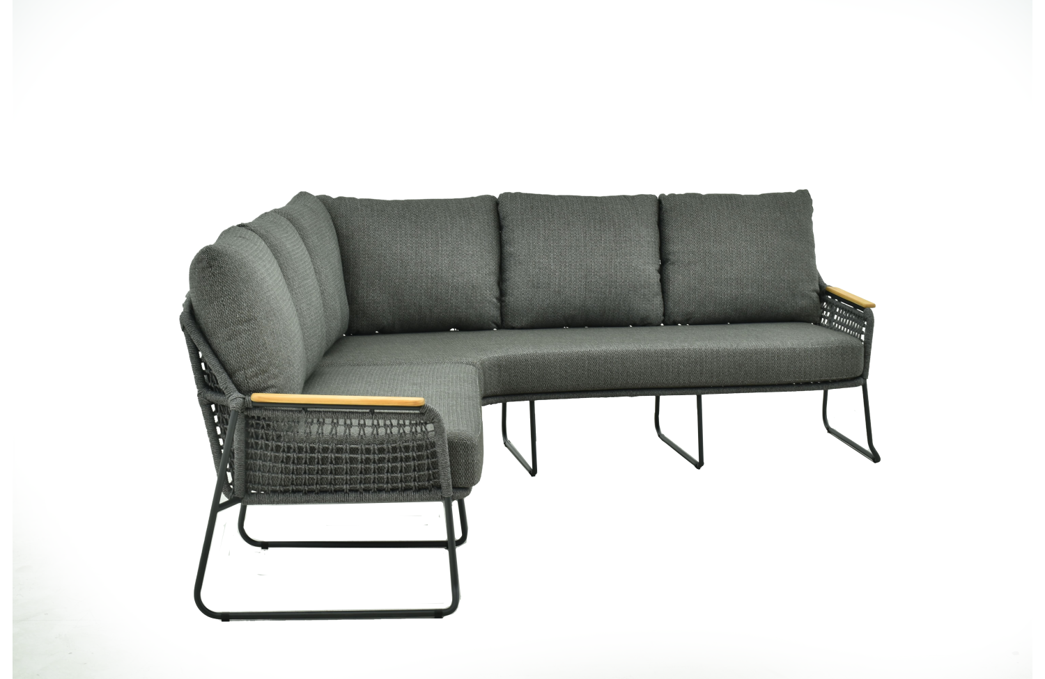 Corner Set RIGHT (with cushions) SKANDI SK 72G(R) / ANTHRACITE
