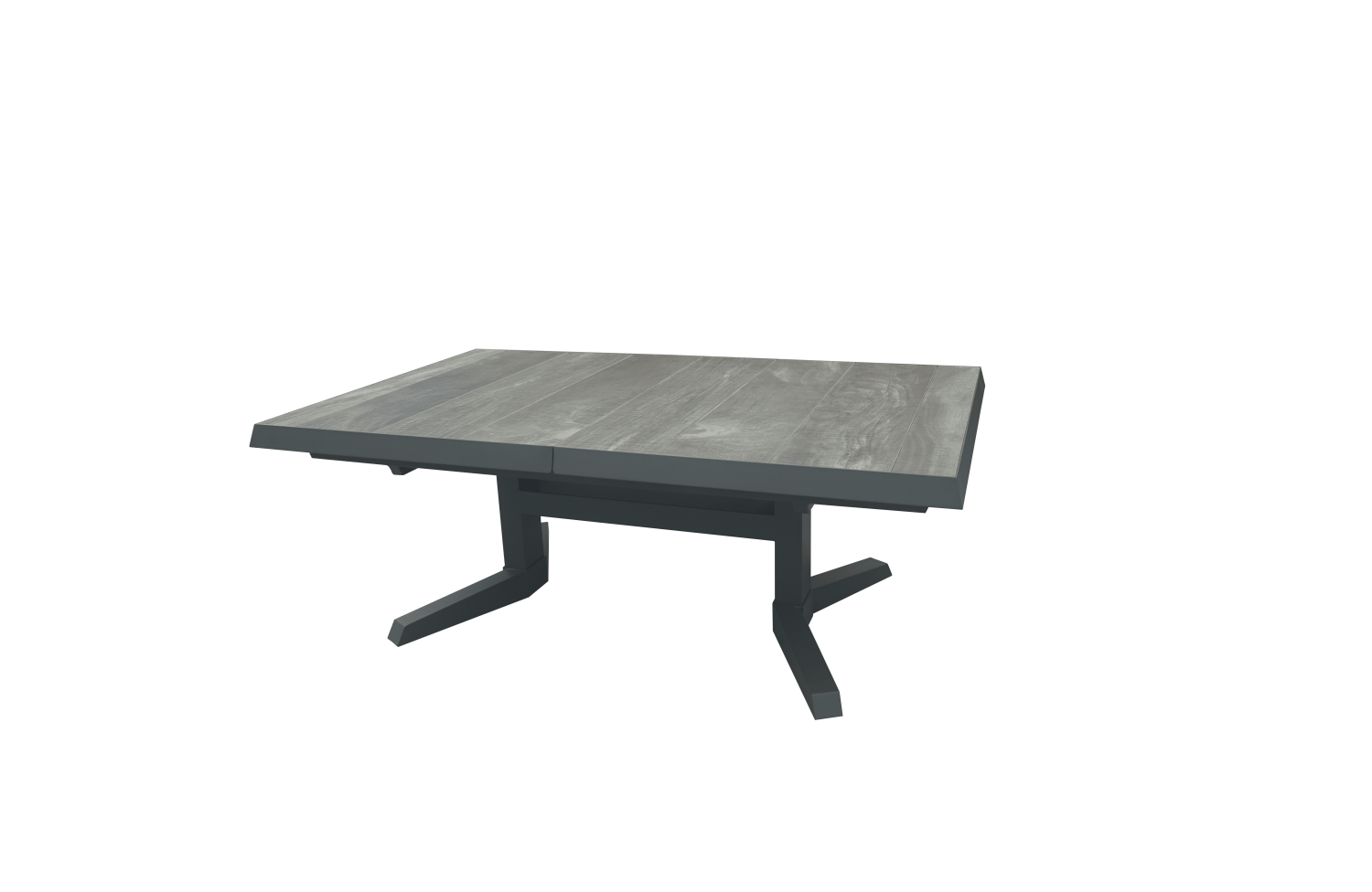 Лаунж-cтіл розкладний 140-180 SKANDI SK 01G / ANTHRACITE