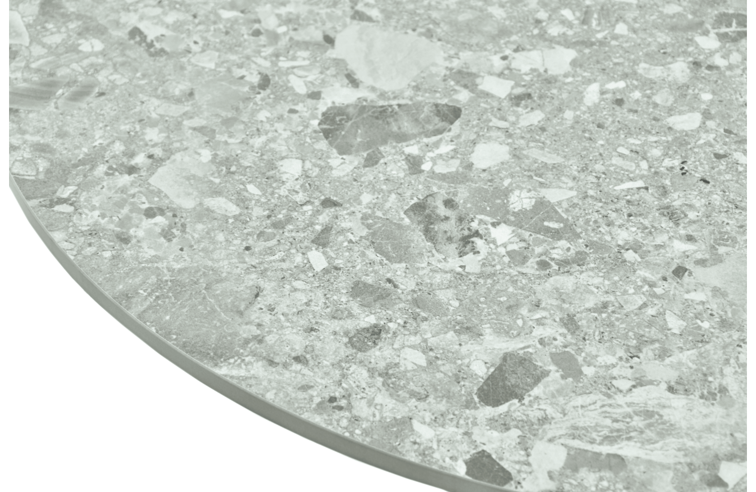 Круглий обідній стіл 90 (Lounge) SKANDI SK 28G-90 / ANTHRACITE