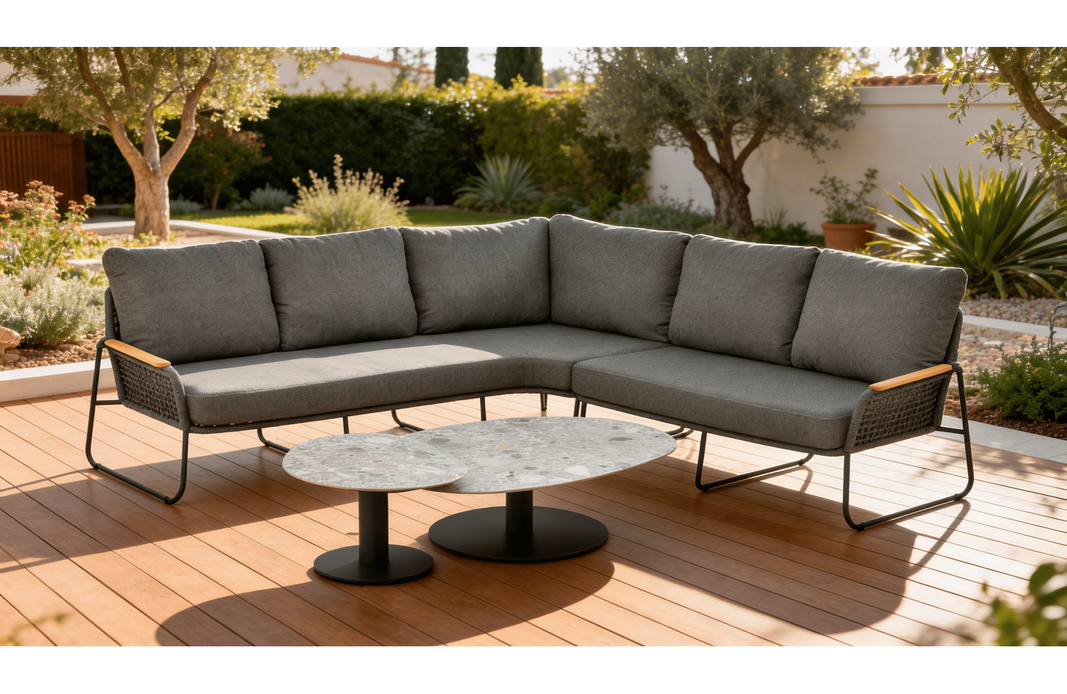 Кутовий комплект ЛІВИЙ (з подушками) SKANDI SK 72G(L) / ANTHRACITE