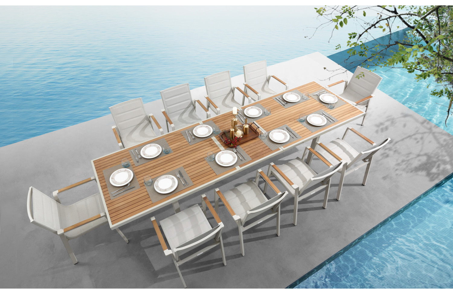 Dining table (extention) 280-340 HIGOLD NOFI 2.0 680189 / TAUPE