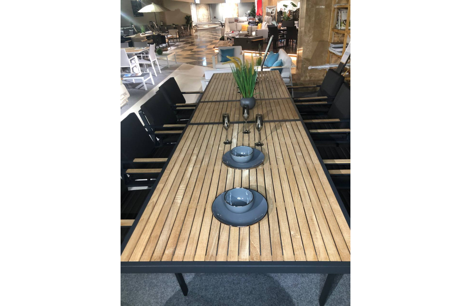 Dining Table folding 280-340 HIGOLD NOFI 2.0 680189 / BLACK