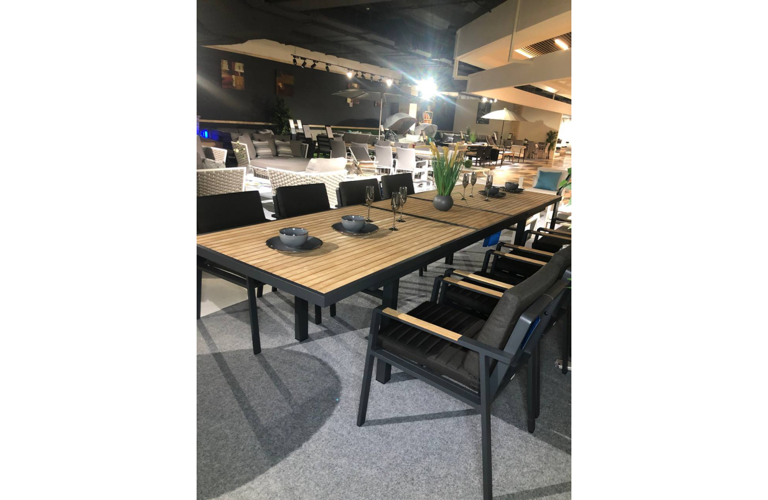 Dining Table folding 280-340 HIGOLD NOFI 2.0 680189 / BLACK