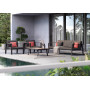 Lounge set (with cushions) HIGOLD NOFI BLACK 680130