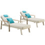 Sunlounger set (with cushions) HIGOLD NOFI 6801170 / TAUPE