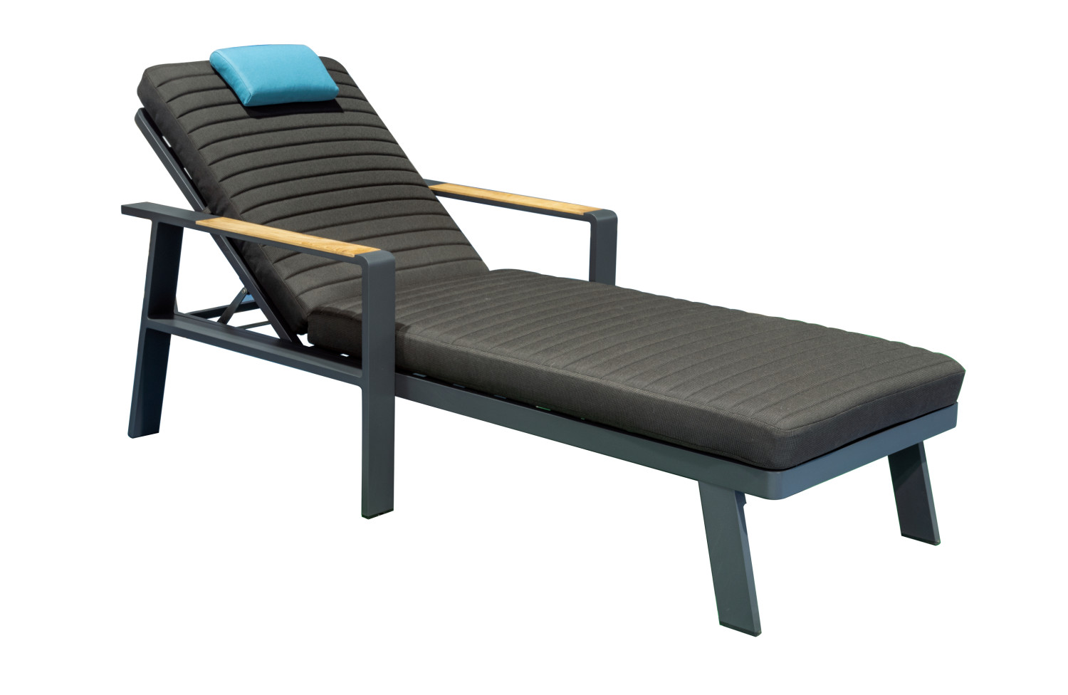 Sunlounger set (with cushions) HIGOLD NOFI BLACK 6801170