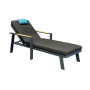 Sunlounger set (with cushions) HIGOLD NOFI BLACK 6801170