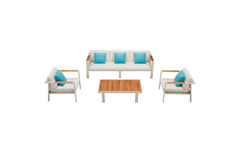 Lounge set (with cushions) HIGOLD NOFI 680130 / TAUPE