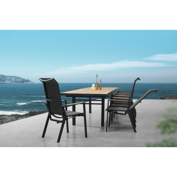 Stół do jadalni (rozkładane) 280-340 HIGOLD NOFI 2.0 680189 / BLACK